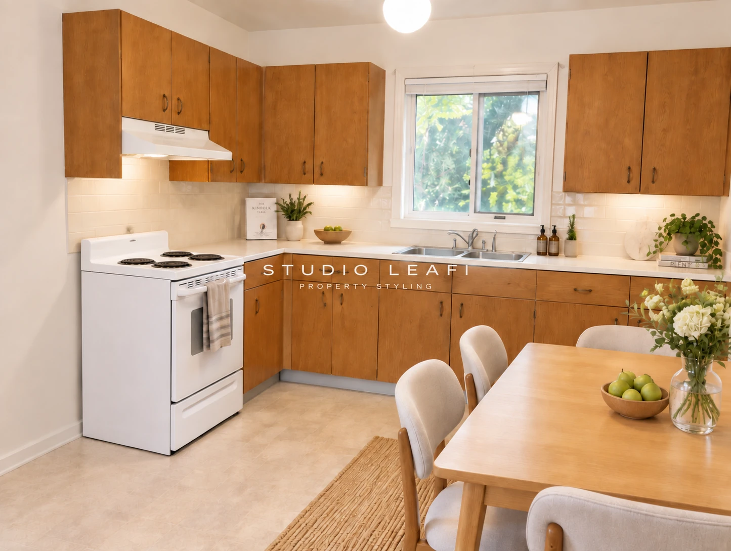 Kitchen after Studio Leafi virtual staging